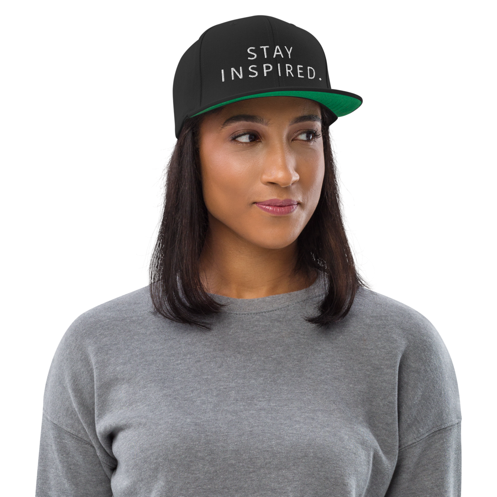 Stay Inspired. Snapback Hat