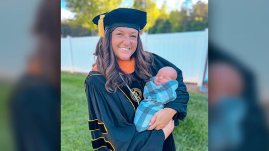 Mom graduates with doctorate degree and gives birth within 24 hours