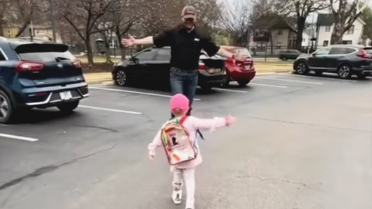 Dad reunites with daughter who is fighting cancer