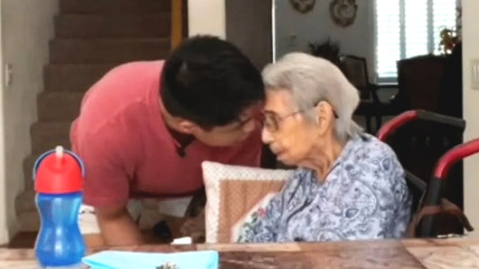 Grandson becomes his grandma's full-time caretaker