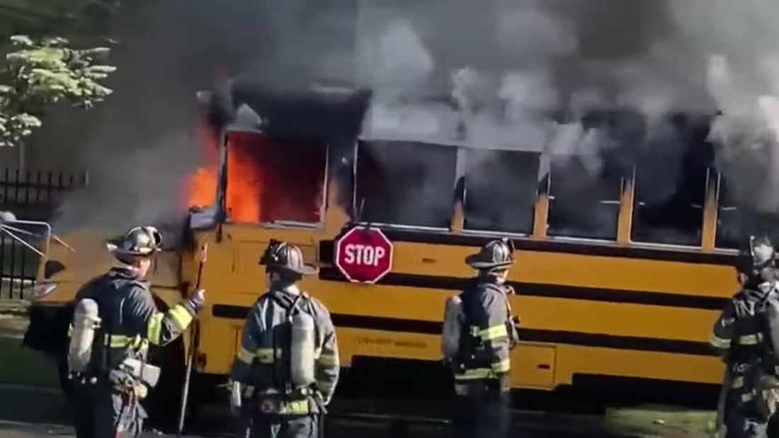 Pregnant bus driver saves students from burning school bus