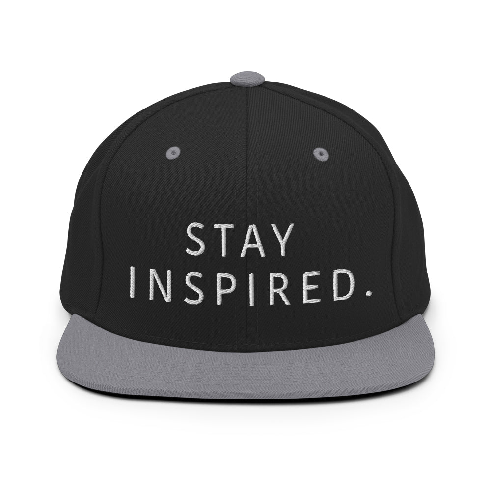Stay Inspired. Snapback Hat
